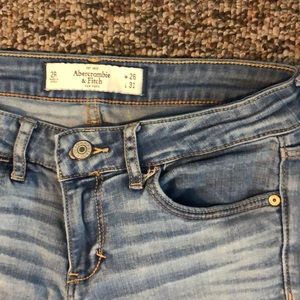 Abercrombia skinny light jeans